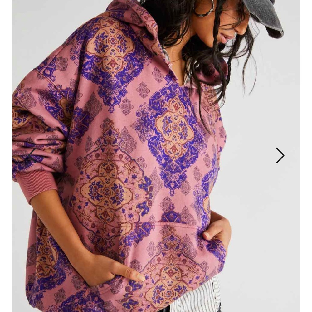 Free People We The Free It’s a Vibe Hoodie NWT